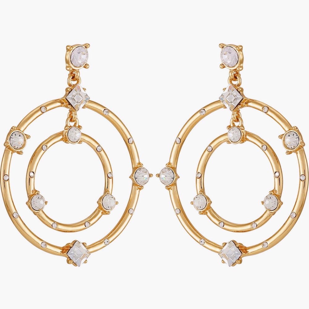 Vince Camuto Elegant Gold Hoop Earrings